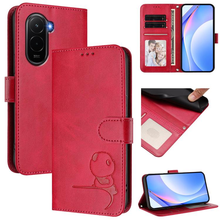Litter Panda Embossing RFID Leather Phone Case with Lanyard, For Xiaomi 17 Max 5G, For Xiaomi 17T Pro, For Xiaomi Poco M7 4G 169mm, For Xiaomi 15T Pro, For Xiaomi 15T, For Xiaomi Poco F7 Ultra / Redmi K80 Pro, For Xiaomi Poco F7 Pro / Redmi K80        ...