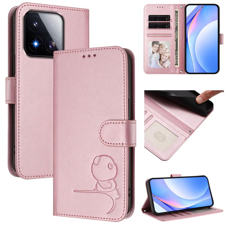 Litter Panda Embossing RFID Leather Phone Case with Lanyard, For Xiaomi 17 Max 5G, For Xiaomi 17T Pro, For Xiaomi Poco M7 4G 169mm, For Xiaomi 15T Pro, For Xiaomi 15T, For Xiaomi Poco F7 Ultra / Redmi K80 Pro, For Xiaomi Poco F7 Pro / Redmi K80        ...