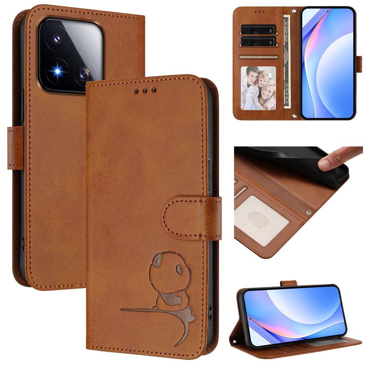 Litter Panda Embossing RFID Leather Phone Case with Lanyard, For Xiaomi 17 Max 5G, For Xiaomi 17T Pro, For Xiaomi Poco M7 4G 169mm, For Xiaomi 15T Pro, For Xiaomi 15T, For Xiaomi Poco F7 Ultra / Redmi K80 Pro, For Xiaomi Poco F7 Pro / Redmi K80        ...