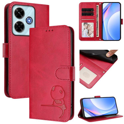 Litter Panda Embossing RFID Leather Phone Case with Lanyard, For Redmi A7 / A5 4G 171mm / Poco C71, For Redmi K90 Max 5G, For Redmi A7 Pro 171mm / Poco C85x 5G, For Redmi Turbo 5 Max / Poco X8 Pro Max, For Redmi Turbo 5 / Poco X8 Pro 5G                ...