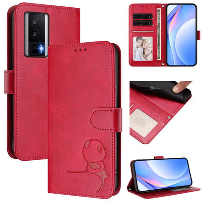 Litter Panda Embossing RFID Leather Phone Case with Lanyard, For Redmi Note 14 5G Global / India, For Redmi Note 14 Pro 4G, For Redmi Note 14 4G 163.25mm, For Redmi 14C 4G / 14R 5G / A4 5G, For Redmi K70 Ultra, For Redmi A3 / A3x / Xiaomi Poco C61     ...