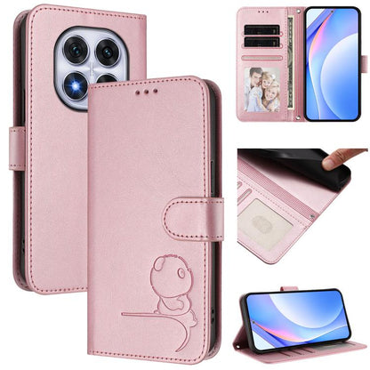 Litter Panda Embossing RFID Leather Phone Case with Lanyard, For Redmi Note 14 5G Global / India, For Redmi Note 14 Pro 4G, For Redmi Note 14 4G 163.25mm, For Redmi 14C 4G / 14R 5G / A4 5G, For Redmi K70 Ultra, For Redmi A3 / A3x / Xiaomi Poco C61     ...