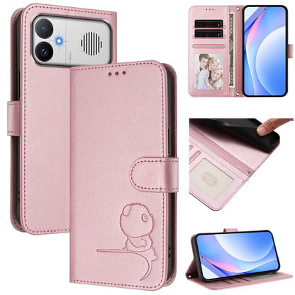 Litter Panda Embossing RFID Leather Phone Case with Lanyard, For Redmi A7 / A5 4G 171mm / Poco C71, For Redmi K90 Max 5G, For Redmi A7 Pro 171mm / Poco C85x 5G, For Redmi Turbo 5 Max / Poco X8 Pro Max, For Redmi Turbo 5 / Poco X8 Pro 5G                ...
