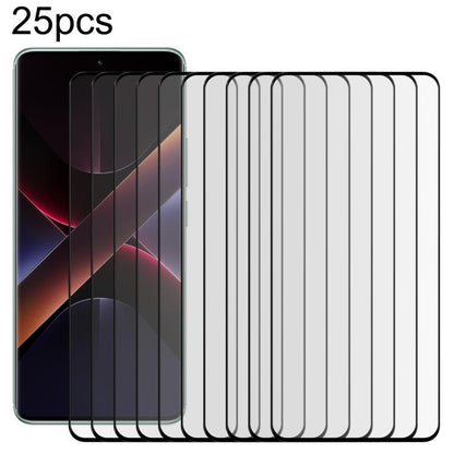 25pcs Full Glue 9H HD 3D Curved Edge Tempered Glass Film, For Redmi Note 15 4G Global 164mm, For Redmi Note 15 Pro 4G Global 163.2mm, For Xiaomi Poco X7, For Xiaomi Redmi Note 14 Pro 5G / 4G, For Xiaomi Redmi Note 14 4G 163.25mm                        ...