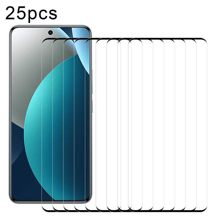 25pcs Full Glue 9H HD 3D Curved Edge Tempered Glass Film, For Redmi Note 15 4G Global 164mm, For Redmi Note 15 Pro 4G Global 163.2mm, For Xiaomi Poco X7, For Xiaomi Redmi Note 14 Pro 5G / 4G, For Xiaomi Redmi Note 14 4G 163.25mm                        ...