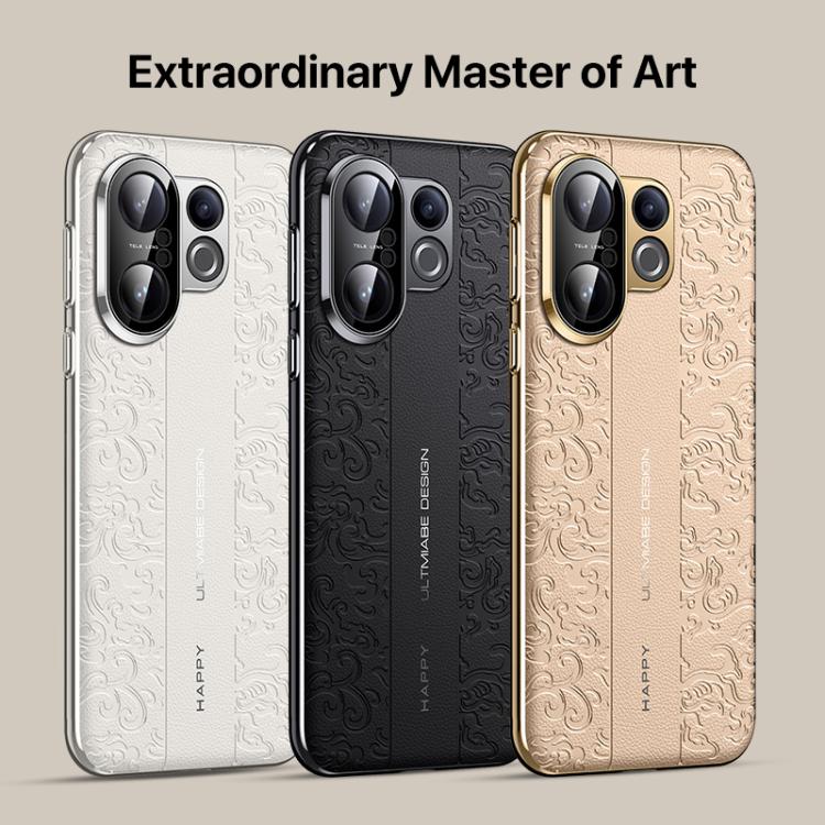 Cloud Dragon Pattern Plain Leather PC Phone Case, For vivo S50 Pro mini 5G, For vivo S50 5G, For vivo X300 Pro, For vivo X300, For vivo S30 Pro mini, For vivo S30