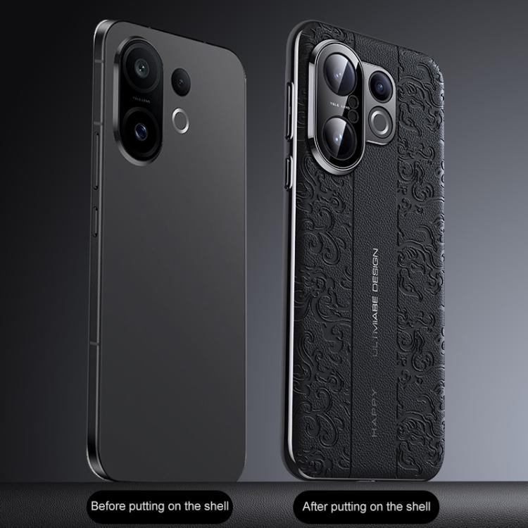 Cloud Dragon Pattern Plain Leather PC Phone Case, For vivo S50 Pro mini 5G, For vivo S50 5G, For vivo X300 Pro, For vivo X300, For vivo S30 Pro mini, For vivo S30