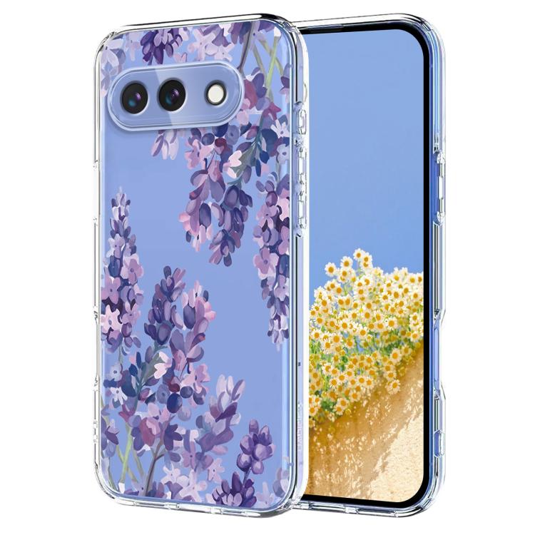 Flower Pattern Painted TPU Phone Case, For Google Pixel 11 Pro XL, For Google Pixel 11 Pro, For Google Pixel 9 Pro XL / 10 Pro XL, For Google Pixel 9 / 9 Pro / 10 / 10 Pro, For Google Pixel 9a