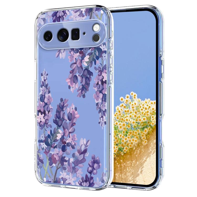 Flower Pattern Painted TPU Phone Case, For Google Pixel 11 Pro XL, For Google Pixel 11 Pro, For Google Pixel 9 Pro XL / 10 Pro XL, For Google Pixel 9 / 9 Pro / 10 / 10 Pro, For Google Pixel 9a