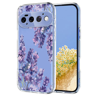 Flower Pattern Painted TPU Phone Case, For Google Pixel 11 Pro XL, For Google Pixel 11 Pro, For Google Pixel 9 Pro XL / 10 Pro XL, For Google Pixel 9 / 9 Pro / 10 / 10 Pro, For Google Pixel 9a