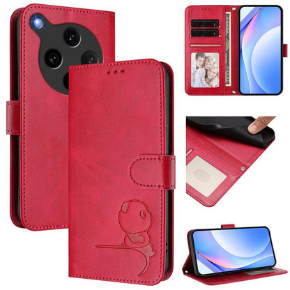 Litter Panda Embossing RFID Leather Phone Case with Lanyard, For OPPO Reno16 F / Reno16 FS 5G, For OPPO Reno16 / Reno16 Pro 5G Global, For OPPO Find X9s Pro, For OPPO Find X9 Ultra, For OPPO Find X9, For OPPO A6 GT 5G, For OPPO Find X9 Pro             ...