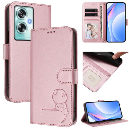 Litter Panda Embossing RFID Leather Phone Case with Lanyard, For OPPO Reno16 F / Reno16 FS 5G, For OPPO Reno16 / Reno16 Pro 5G Global, For OPPO Find X9s Pro, For OPPO Find X9 Ultra, For OPPO Find X9, For OPPO A6 GT 5G, For OPPO Find X9 Pro             ...