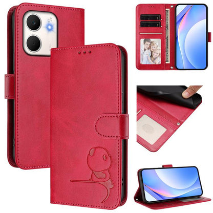 Litter Panda Embossing RFID Leather Phone Case with Lanyard, For OPPO Reno16 F / Reno16 FS 5G, For OPPO Reno16 / Reno16 Pro 5G Global, For OPPO Find X9s Pro, For OPPO Find X9 Ultra, For OPPO Find X9, For OPPO A6 GT 5G, For OPPO Find X9 Pro             ...