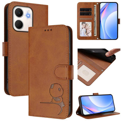 Litter Panda Embossing RFID Leather Phone Case with Lanyard, For OPPO Reno16 F / Reno16 FS 5G, For OPPO Reno16 / Reno16 Pro 5G Global, For OPPO Find X9s Pro, For OPPO Find X9 Ultra, For OPPO Find X9, For OPPO A6 GT 5G, For OPPO Find X9 Pro             ...