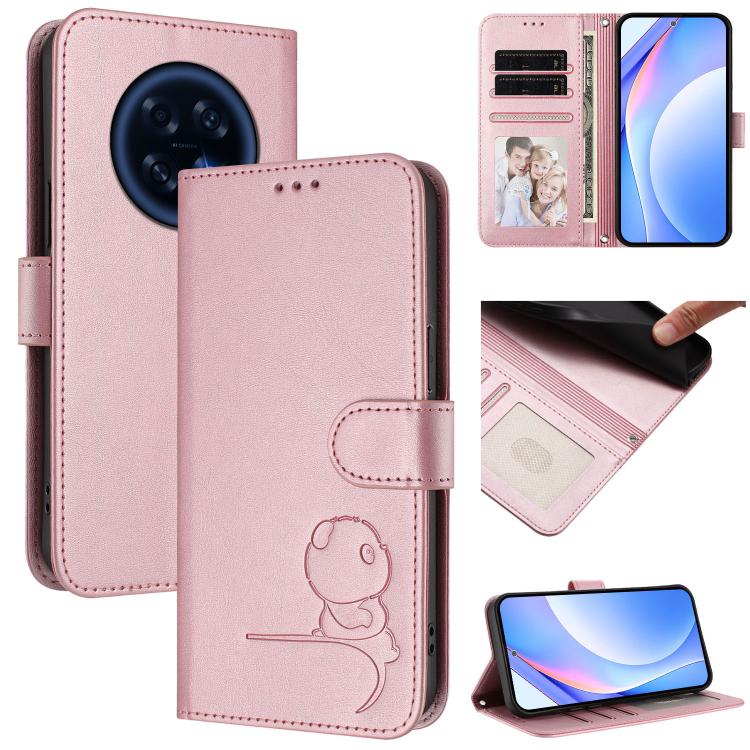 Litter Panda Embossing RFID Leather Phone Case with Lanyard, For OPPO Reno16 F / Reno16 FS 5G, For OPPO Reno16 / Reno16 Pro 5G Global, For OPPO Find X9s Pro, For OPPO Find X9 Ultra, For OPPO Find X9, For OPPO A6 GT 5G, For OPPO Find X9 Pro             ...
