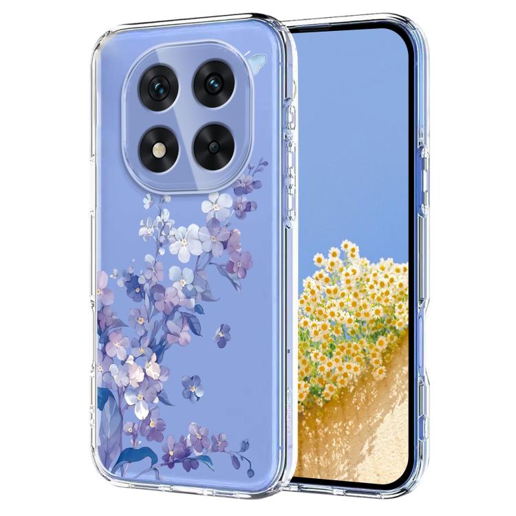 Flower Pattern Painted TPU Phone Case, For Redmi Note 17 4G Global 169.7mm, For Redmi Note 17 Pro 5G Global 163.5mm, For Redmi 17 5G / 4G Global 170mm, For Redmi 15C 5G / 4G EU 173mm, For Redmi 15 5G Global / 15 4G SEA, For Redmi 15 5G / 4G EU 171mm   ...