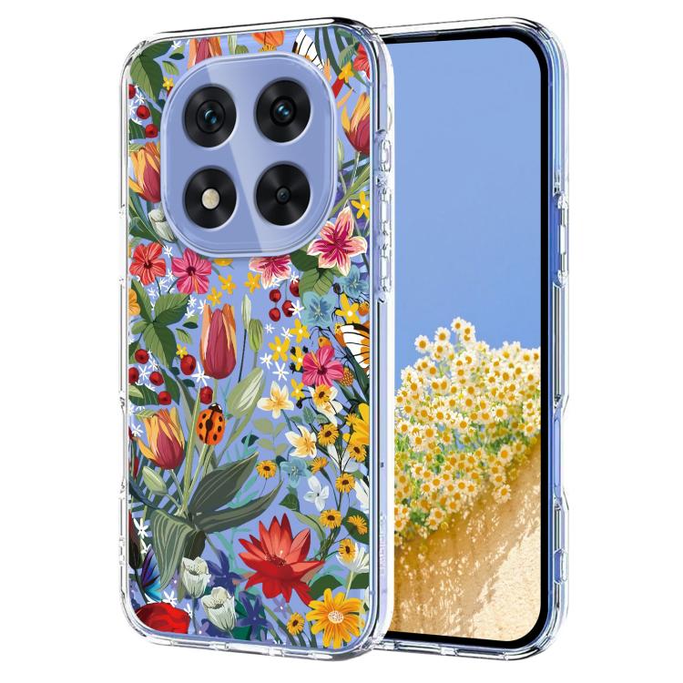 Flower Pattern Painted TPU Phone Case, For Redmi Note 17 4G Global 169.7mm, For Redmi Note 17 Pro 5G Global 163.5mm, For Redmi 17 5G / 4G Global 170mm, For Redmi 15C 5G / 4G EU 173mm, For Redmi 15 5G Global / 15 4G SEA, For Redmi 15 5G / 4G EU 171mm   ...