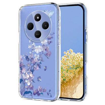 Flower Pattern Painted TPU Phone Case, For Redmi Note 17 4G Global 169.7mm, For Redmi Note 17 Pro 5G Global 163.5mm, For Redmi 17 5G / 4G Global 170mm, For Redmi 15C 5G / 4G EU 173mm, For Redmi 15 5G Global / 15 4G SEA, For Redmi 15 5G / 4G EU 171mm   ...