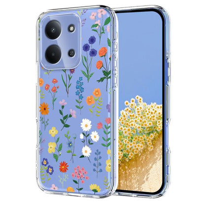 Flower Pattern Painted TPU Phone Case, For Redmi Note 17 4G Global 169.7mm, For Redmi Note 17 Pro 5G Global 163.5mm, For Redmi 17 5G / 4G Global 170mm, For Redmi 15C 5G / 4G EU 173mm, For Redmi 15 5G Global / 15 4G SEA, For Redmi 15 5G / 4G EU 171mm   ...