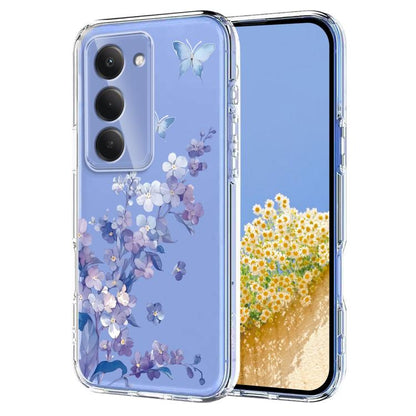 Flower Pattern Painted TPU Phone Case, For Redmi Note 17 4G Global 169.7mm, For Redmi Note 17 Pro 5G Global 163.5mm, For Redmi 17 5G / 4G Global 170mm, For Redmi 15C 5G / 4G EU 173mm, For Redmi 15 5G Global / 15 4G SEA, For Redmi 15 5G / 4G EU 171mm   ...