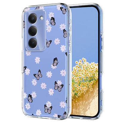Flower Pattern Painted TPU Phone Case, For Redmi Note 17 4G Global 169.7mm, For Redmi Note 17 Pro 5G Global 163.5mm, For Redmi 17 5G / 4G Global 170mm, For Redmi 15C 5G / 4G EU 173mm, For Redmi 15 5G Global / 15 4G SEA, For Redmi 15 5G / 4G EU 171mm   ...