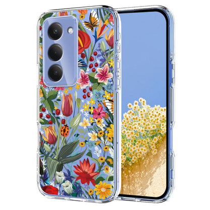 Flower Pattern Painted TPU Phone Case, For Redmi Note 17 4G Global 169.7mm, For Redmi Note 17 Pro 5G Global 163.5mm, For Redmi 17 5G / 4G Global 170mm, For Redmi 15C 5G / 4G EU 173mm, For Redmi 15 5G Global / 15 4G SEA, For Redmi 15 5G / 4G EU 171mm   ...