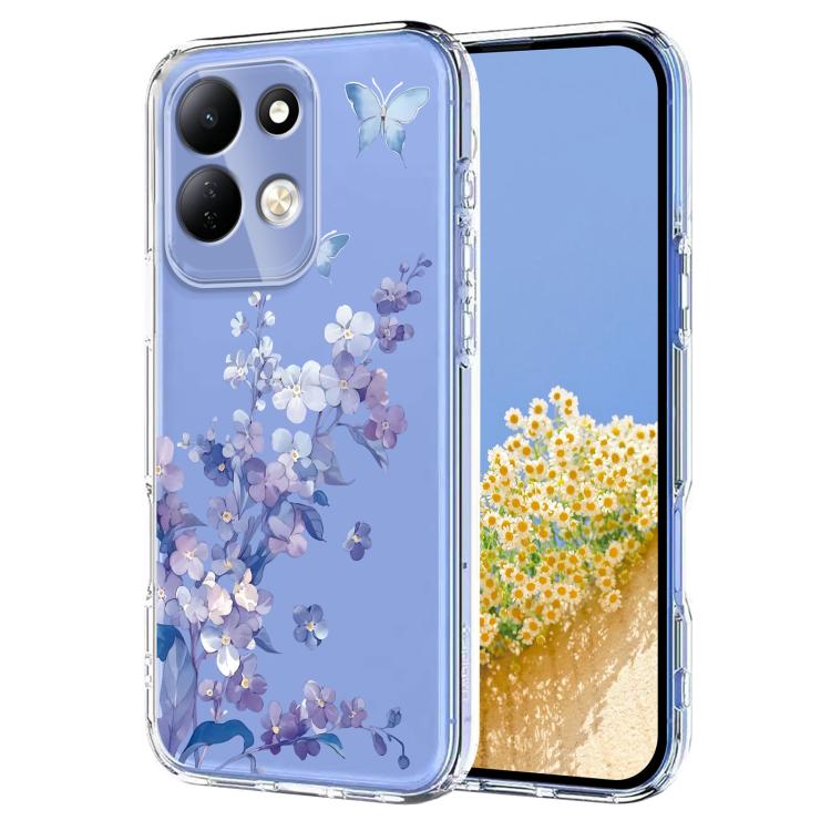 Flower Pattern Painted TPU Phone Case, For Redmi Note 17 4G Global 169.7mm, For Redmi Note 17 Pro 5G Global 163.5mm, For Redmi 17 5G / 4G Global 170mm, For Redmi 15C 5G / 4G EU 173mm, For Redmi 15 5G Global / 15 4G SEA, For Redmi 15 5G / 4G EU 171mm   ...
