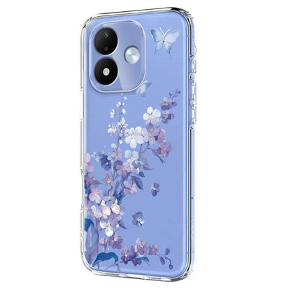 Flower Pattern Painted TPU Phone Case, For Redmi Note 17 4G Global 169.7mm, For Redmi Note 17 Pro 5G Global 163.5mm, For Redmi 17 5G / 4G Global 170mm, For Redmi 15C 5G / 4G EU 173mm, For Redmi 15 5G Global / 15 4G SEA, For Redmi 15 5G / 4G EU 171mm   ...