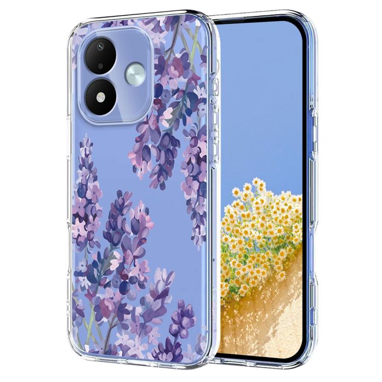 Flower Pattern Painted TPU Phone Case, For Redmi Note 17 4G Global 169.7mm, For Redmi Note 17 Pro 5G Global 163.5mm, For Redmi 17 5G / 4G Global 170mm, For Redmi 15C 5G / 4G EU 173mm, For Redmi 15 5G Global / 15 4G SEA, For Redmi 15 5G / 4G EU 171mm   ...