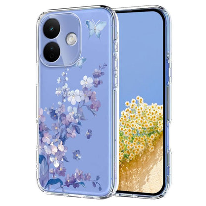 Flower Pattern Painted TPU Phone Case, For Redmi Note 17 4G Global 169.7mm, For Redmi Note 17 Pro 5G Global 163.5mm, For Redmi 17 5G / 4G Global 170mm, For Redmi 15C 5G / 4G EU 173mm, For Redmi 15 5G Global / 15 4G SEA, For Redmi 15 5G / 4G EU 171mm   ...