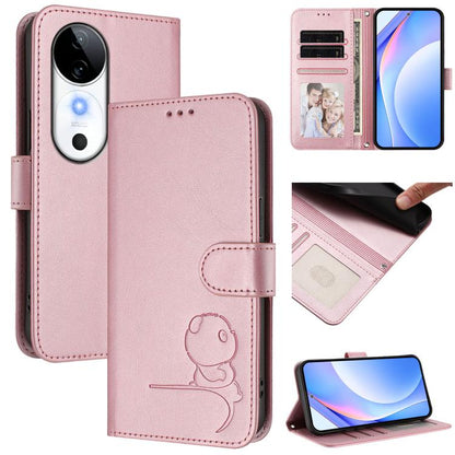 Litter Panda Embossing RFID Leather Phone Case with Lanyard, For vivo V50 Lite 5G / 4G, For vivo Y39 5G, For vivo Y29s 5G / Y04 5G, For vivo Y19s 4G / Y29 5G, For vivo S20, For vivo S20 Pro, For vivo Y300 / V40 Lite 5G IDN, For vivo X200 Pro mini      ...