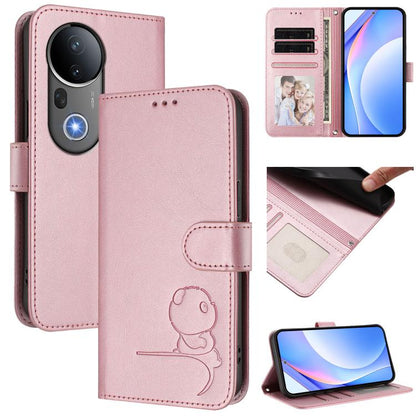Litter Panda Embossing RFID Leather Phone Case with Lanyard, For vivo V50 Lite 5G / 4G, For vivo Y39 5G, For vivo Y29s 5G / Y04 5G, For vivo Y19s 4G / Y29 5G, For vivo S20, For vivo S20 Pro, For vivo Y300 / V40 Lite 5G IDN, For vivo X200 Pro mini      ...