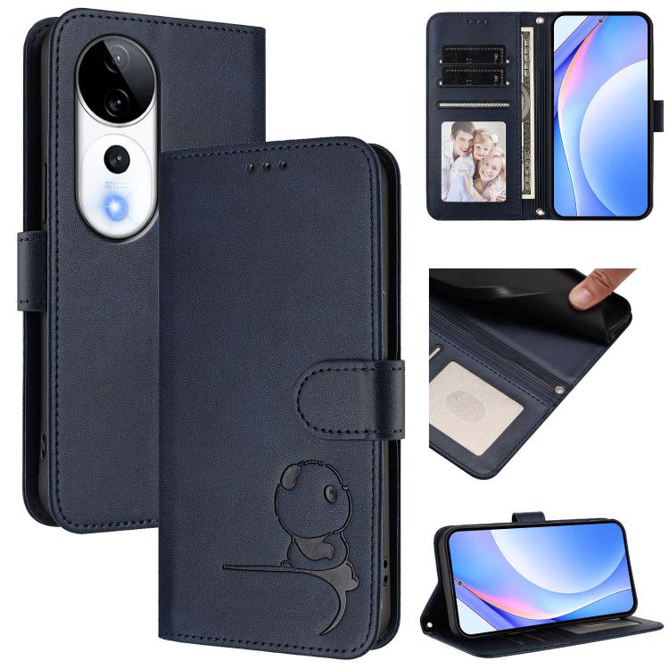 Litter Panda Embossing RFID Leather Phone Case with Lanyard, For vivo V50 Lite 5G / 4G, For vivo Y39 5G, For vivo Y29s 5G / Y04 5G, For vivo Y19s 4G / Y29 5G, For vivo S20, For vivo S20 Pro, For vivo Y300 / V40 Lite 5G IDN, For vivo X200 Pro mini      ...