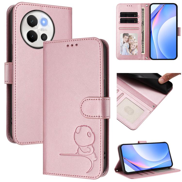 Litter Panda Embossing RFID Leather Phone Case with Lanyard, For vivo V50 Lite 5G / 4G, For vivo Y39 5G, For vivo Y29s 5G / Y04 5G, For vivo Y19s 4G / Y29 5G, For vivo S20, For vivo S20 Pro, For vivo Y300 / V40 Lite 5G IDN, For vivo X200 Pro mini      ...