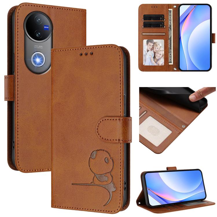 Litter Panda Embossing RFID Leather Phone Case with Lanyard, For vivo X300 FE 5G Russia / Zeiss, For vivo Y21 5G 2026 / Y05 4G, For vivo Y21 5G 2026 / Y05 4G / Y11d, For vivo V70 FE 5G, For vivo X300 Pro, For vivo X300, For vivo Y31 5G Global          ...