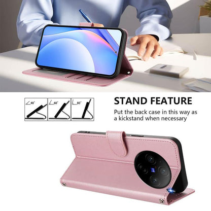 Litter Panda Embossing RFID Leather Phone Case with Lanyard, For vivo X100s, For vivo Y38 / T3x, For vivo iQOO Z9x, For vivo iQOO Z9 / Z9 Turbo, For vivo V30 / V30 Pro, For vivo V29e / Y200 5G / V30 Lite 5G, For vivo Y36 5G / 4G / India                ...