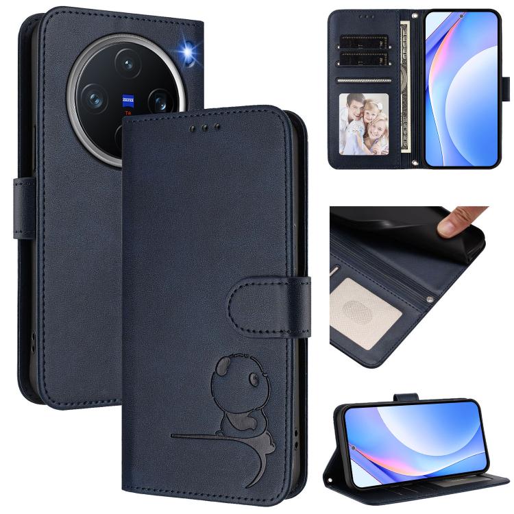 Litter Panda Embossing RFID Leather Phone Case with Lanyard, For vivo V50 Lite 5G / 4G, For vivo Y39 5G, For vivo Y29s 5G / Y04 5G, For vivo Y19s 4G / Y29 5G, For vivo S20, For vivo S20 Pro, For vivo Y300 / V40 Lite 5G IDN, For vivo X200 Pro mini      ...