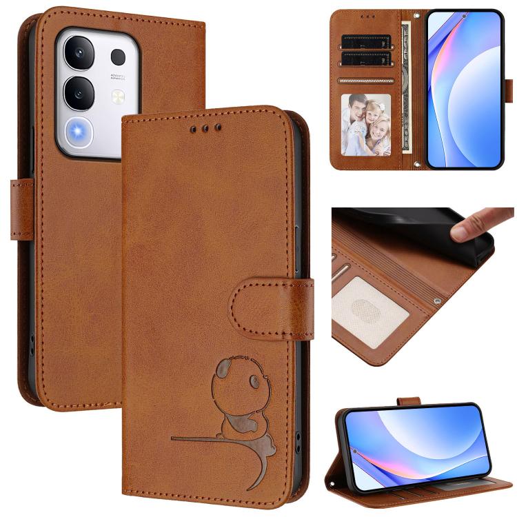 Litter Panda Embossing RFID Leather Phone Case with Lanyard, For vivo X300 FE 5G Russia / Zeiss, For vivo Y21 5G 2026 / Y05 4G, For vivo Y21 5G 2026 / Y05 4G / Y11d, For vivo V70 FE 5G, For vivo X300 Pro, For vivo X300, For vivo Y31 5G Global          ...