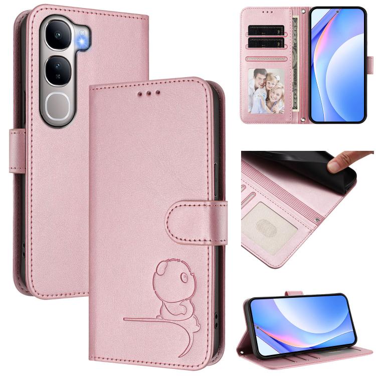 Litter Panda Embossing RFID Leather Phone Case with Lanyard, For vivo V50 Lite 5G / 4G, For vivo Y39 5G, For vivo Y29s 5G / Y04 5G, For vivo Y19s 4G / Y29 5G, For vivo S20, For vivo S20 Pro, For vivo Y300 / V40 Lite 5G IDN, For vivo X200 Pro mini      ...