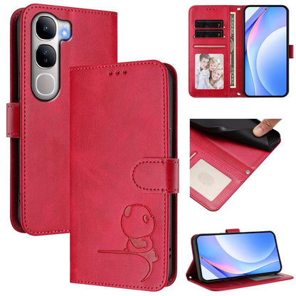 Litter Panda Embossing RFID Leather Phone Case with Lanyard, For vivo V50 Lite 5G / 4G, For vivo Y39 5G, For vivo Y29s 5G / Y04 5G, For vivo Y19s 4G / Y29 5G, For vivo S20, For vivo S20 Pro, For vivo Y300 / V40 Lite 5G IDN, For vivo X200 Pro mini      ...