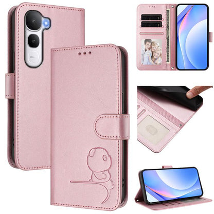 Litter Panda Embossing RFID Leather Phone Case with Lanyard, For vivo X300 FE 5G Russia / Zeiss, For vivo Y21 5G 2026 / Y05 4G, For vivo Y21 5G 2026 / Y05 4G / Y11d, For vivo V70 FE 5G, For vivo X300 Pro, For vivo X300, For vivo Y31 5G Global          ...