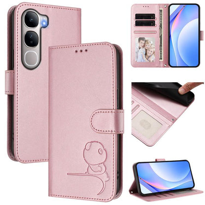 Litter Panda Embossing RFID Leather Phone Case with Lanyard, For vivo X300 FE 5G Russia / Zeiss, For vivo Y21 5G 2026 / Y05 4G, For vivo Y21 5G 2026 / Y05 4G / Y11d, For vivo V70 FE 5G, For vivo X300 Pro, For vivo X300, For vivo Y31 5G Global          ...