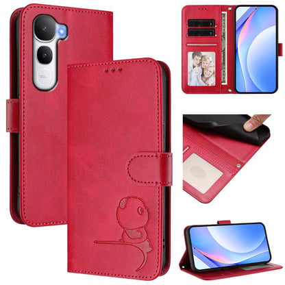 Litter Panda Embossing RFID Leather Phone Case with Lanyard, For vivo X300 FE 5G Russia / Zeiss, For vivo Y21 5G 2026 / Y05 4G, For vivo Y21 5G 2026 / Y05 4G / Y11d, For vivo V70 FE 5G, For vivo X300 Pro, For vivo X300, For vivo Y31 5G Global          ...