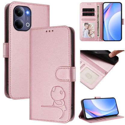 Litter Panda Embossing RFID Leather Phone Case with Lanyard, For vivo X300 FE 5G Russia / Zeiss, For vivo Y21 5G 2026 / Y05 4G, For vivo Y21 5G 2026 / Y05 4G / Y11d, For vivo V70 FE 5G, For vivo X300 Pro, For vivo X300, For vivo Y31 5G Global          ...