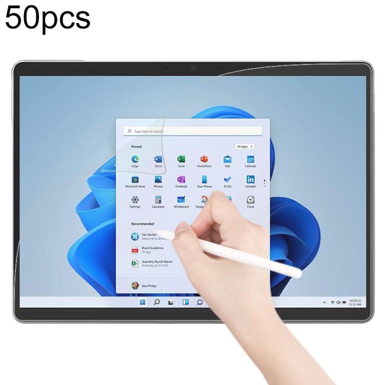 50 PCS/Pack Matte Paperfeel Screen Protector, For Microsoft Surface Pro 13 inch 12th, For Microsoft Surface Pro 12 inch 2025, For Microsoft Surface Go 4, For Microsoft Surface Pro 9, For Microsoft Surface Laptop Studio 14.4, For Microsoft Surface Pro 8...