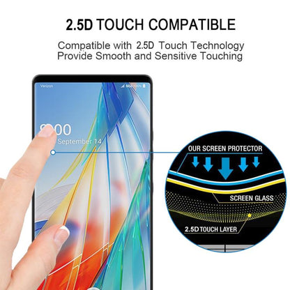 Full Glue 9H HD 3D Curved Edge Tempered Glass Film, For LG Wing 5G, For LG G9, For LG Velvet