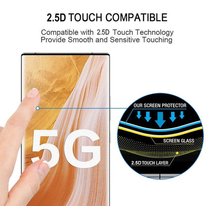 Full Glue 9H HD 3D Curved Edge Tempered Glass Film, For ZTE Axon 40 Ultra