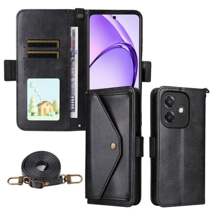 Multi-card Slots Crossbody Cowhide Leather Phone Case, For OPPO A6 Pro Global, For OPPO Reno14 / Reno14 F 5G Global, For OPPO A5x 5G / 4G, For OPPO A5 5G / 4G Global, For OPPO Reno14 Pro 5G, For OPPO A5 Pro 5G / 4G Global, For OPPO Reno13 F 5G         ...