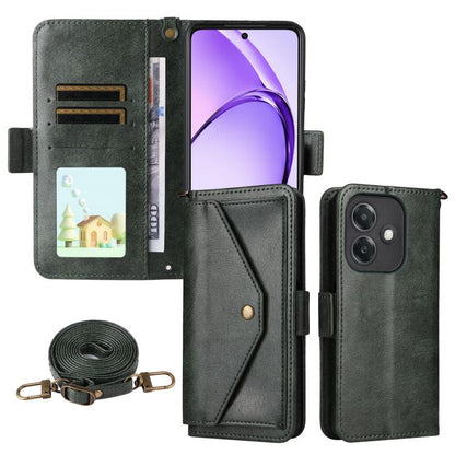 Multi-card Slots Crossbody Cowhide Leather Phone Case, For OPPO A6 Pro Global, For OPPO Reno14 / Reno14 F 5G Global, For OPPO A5x 5G / 4G, For OPPO A5 5G / 4G Global, For OPPO Reno14 Pro 5G, For OPPO A5 Pro 5G / 4G Global, For OPPO Reno13 F 5G         ...