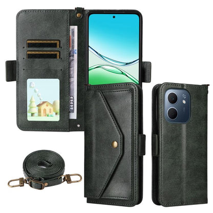 Multi-card Slots Crossbody Cowhide Leather Phone Case, For OPPO A6 Pro Global, For OPPO Reno14 / Reno14 F 5G Global, For OPPO A5x 5G / 4G, For OPPO A5 5G / 4G Global, For OPPO Reno14 Pro 5G, For OPPO A5 Pro 5G / 4G Global, For OPPO Reno13 F 5G         ...